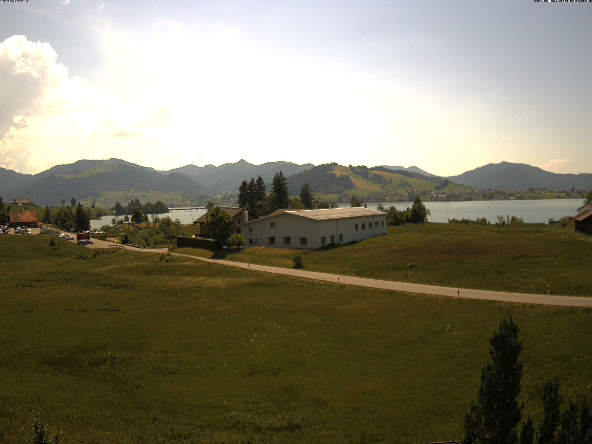 Willerzell: Blickrichtung Sihlsee und Birchli/Einsiedeln