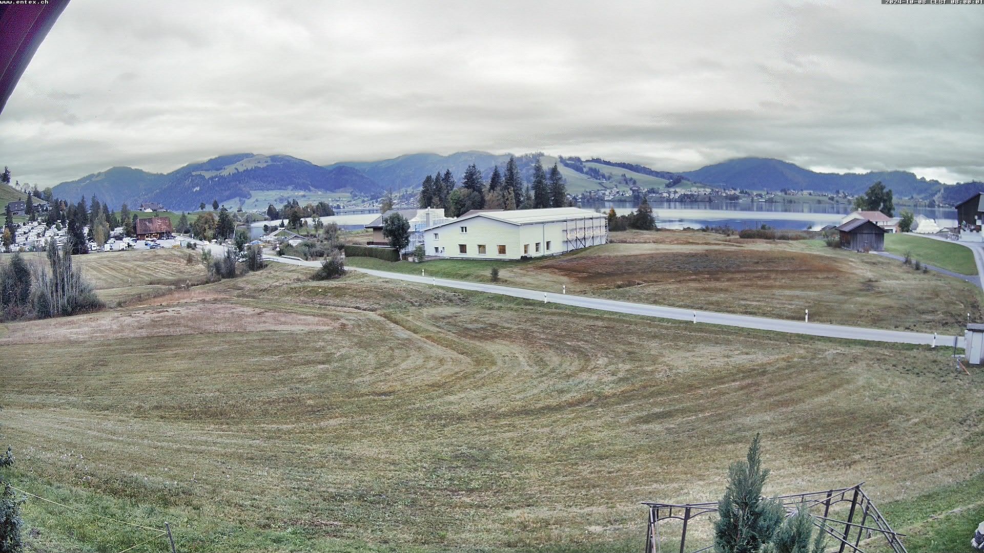 Willerzell: Blickrichtung Sihlsee und Birchli/Einsiedeln