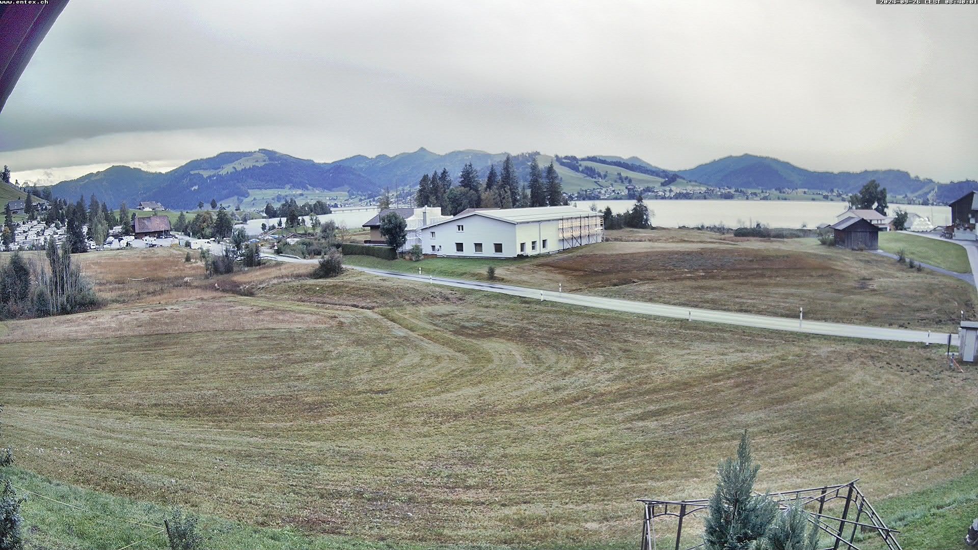 Willerzell: Blickrichtung Sihlsee und Birchli/Einsiedeln