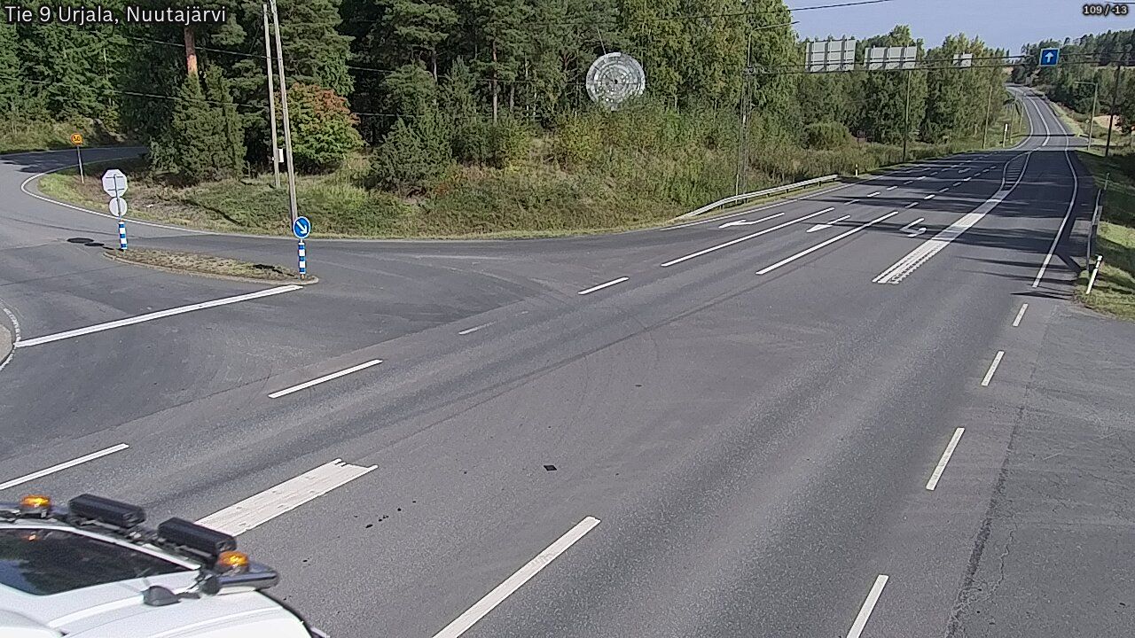 Traffic Cam Urjala: Tie - Nuutajärvi - Tampereelle