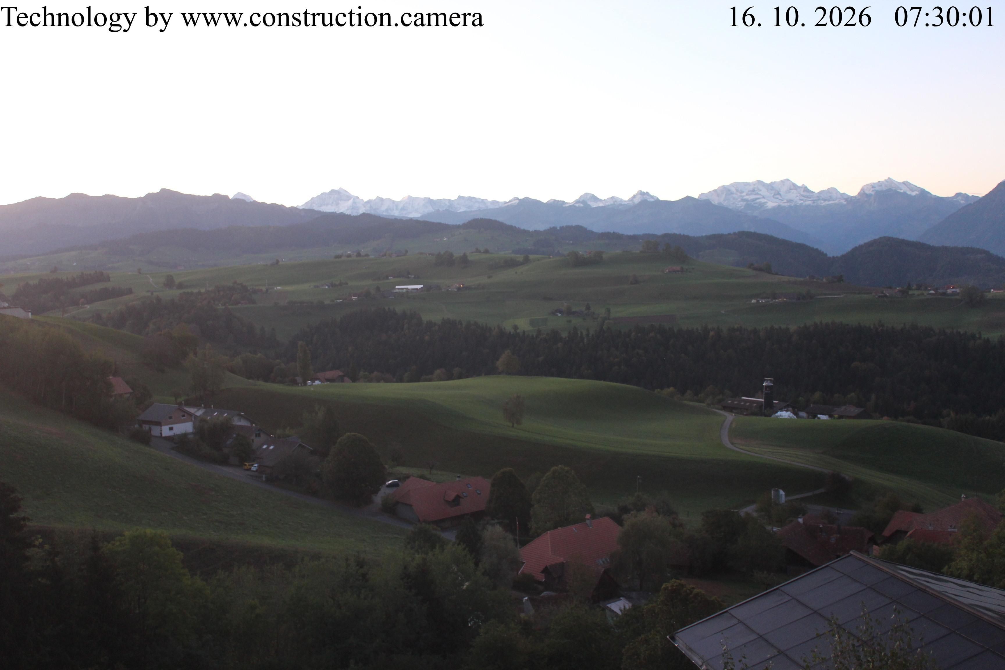 Oberdiessbach › Süden: Thunersee - Blüemlisalphorn