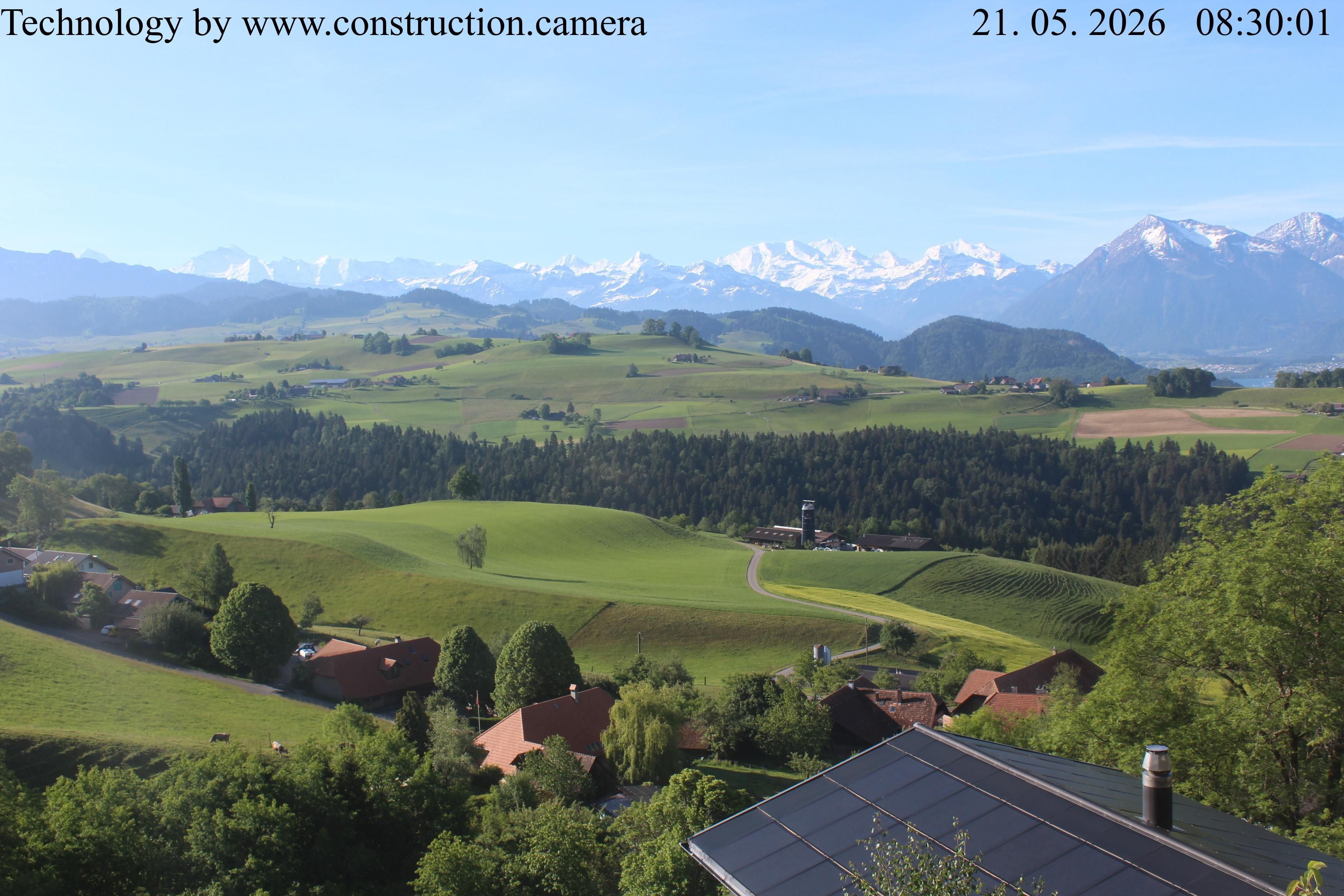 Oberdiessbach › Süden: Thunersee - Blüemlisalphorn