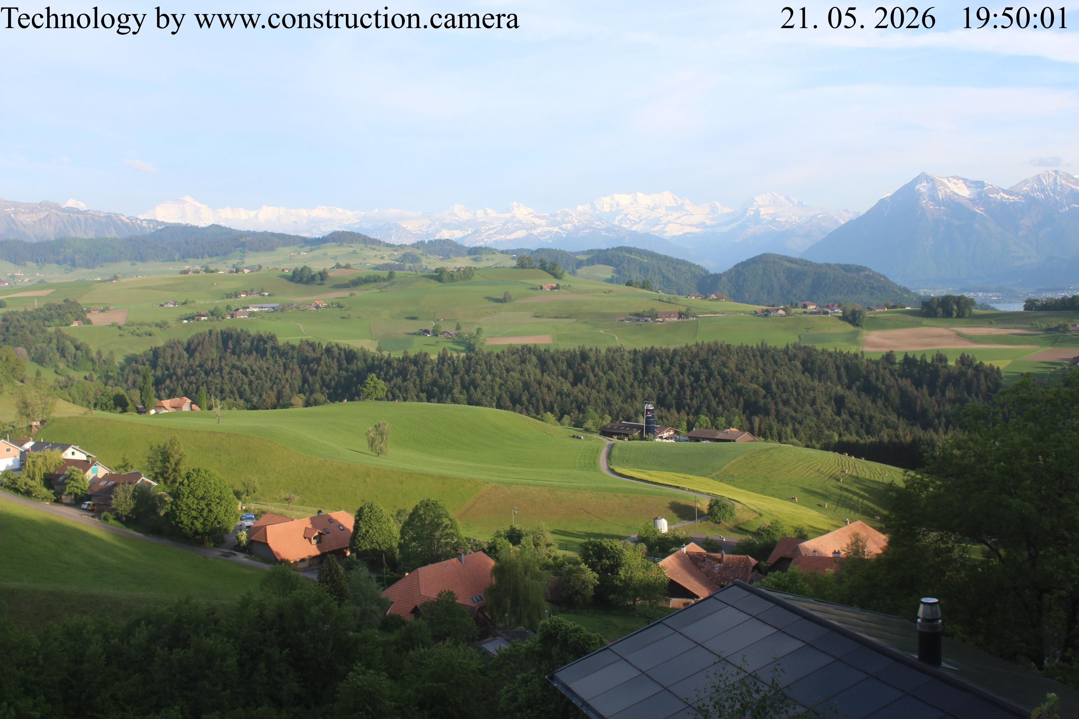 Oberdiessbach › Süden: Thunersee - Blüemlisalphorn