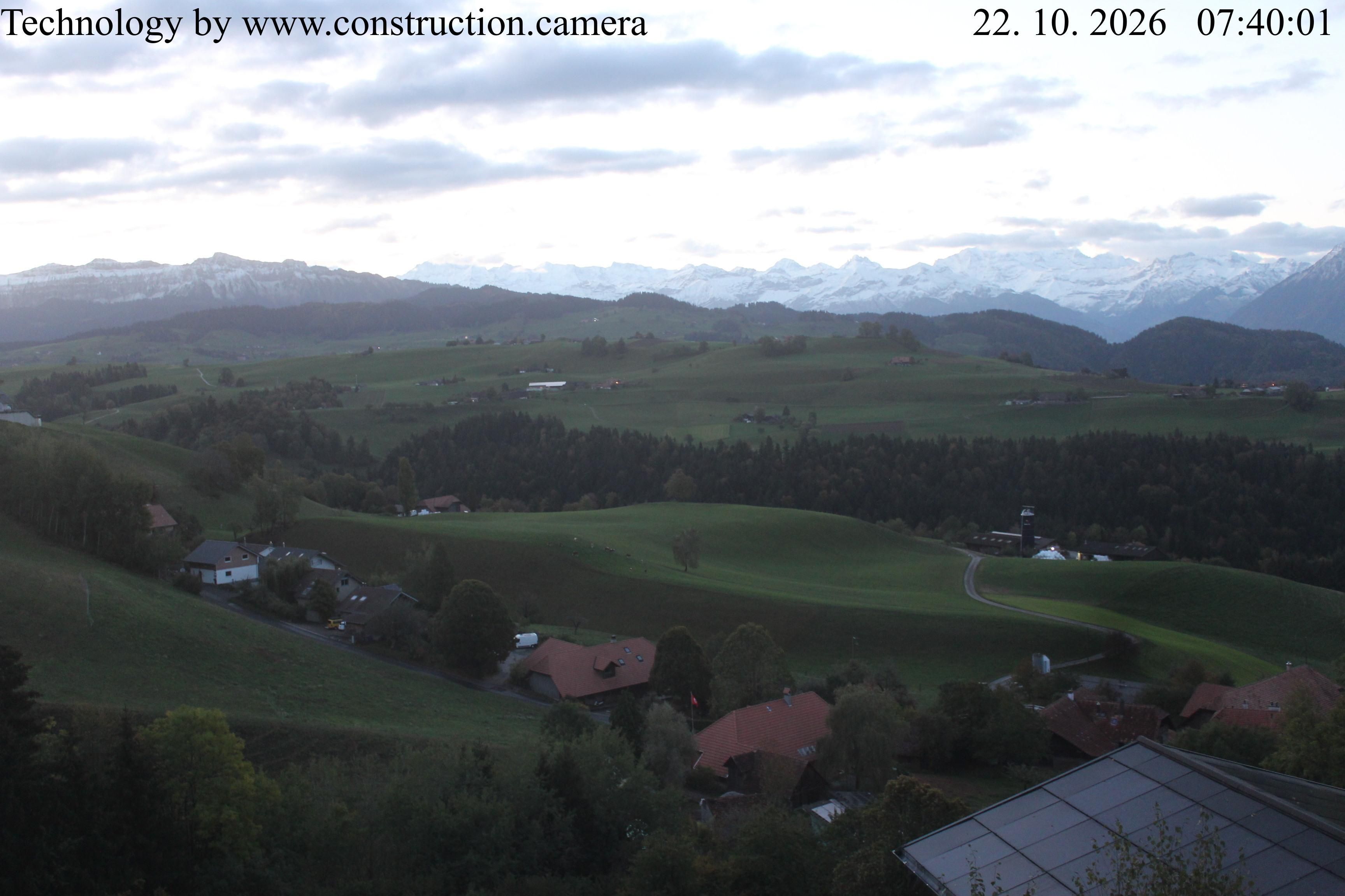 Oberdiessbach › Süden: Thunersee - Blüemlisalphorn