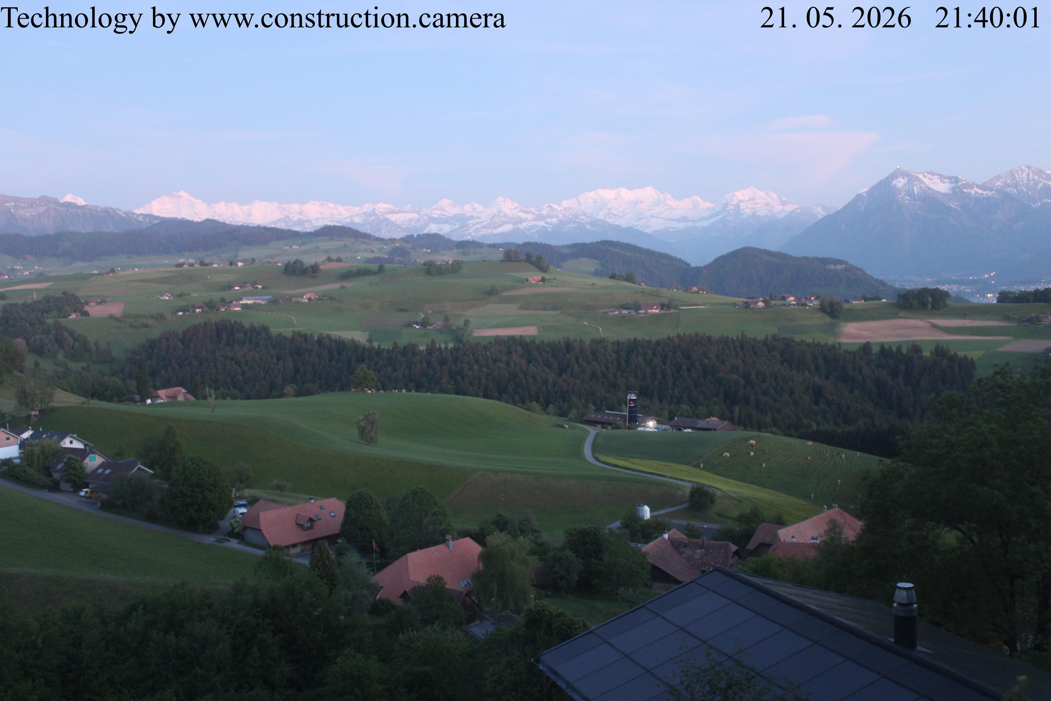 Oberdiessbach › Süden: Thunersee - Blüemlisalphorn