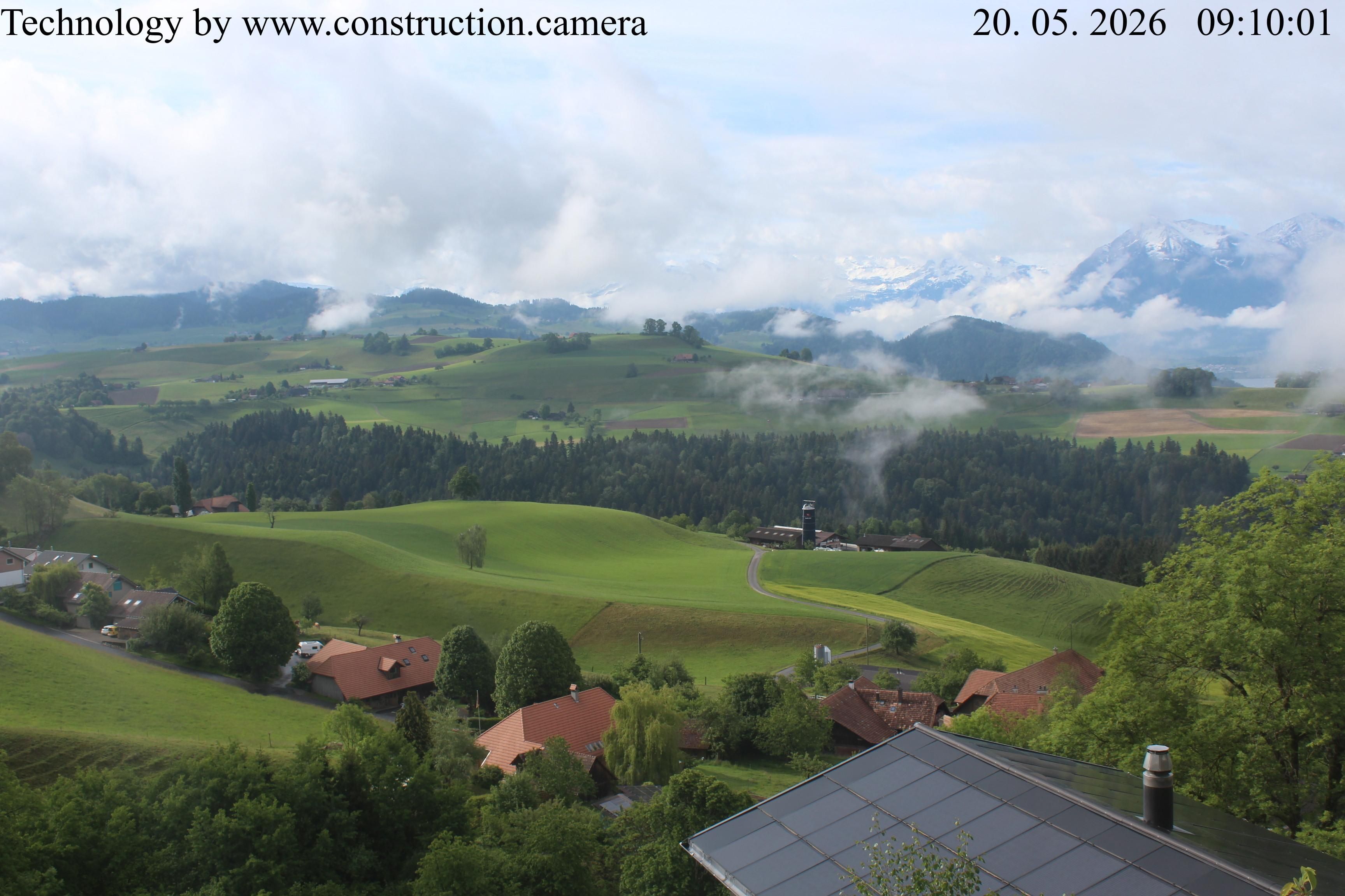 Oberdiessbach › Süden: Thunersee - Blüemlisalphorn