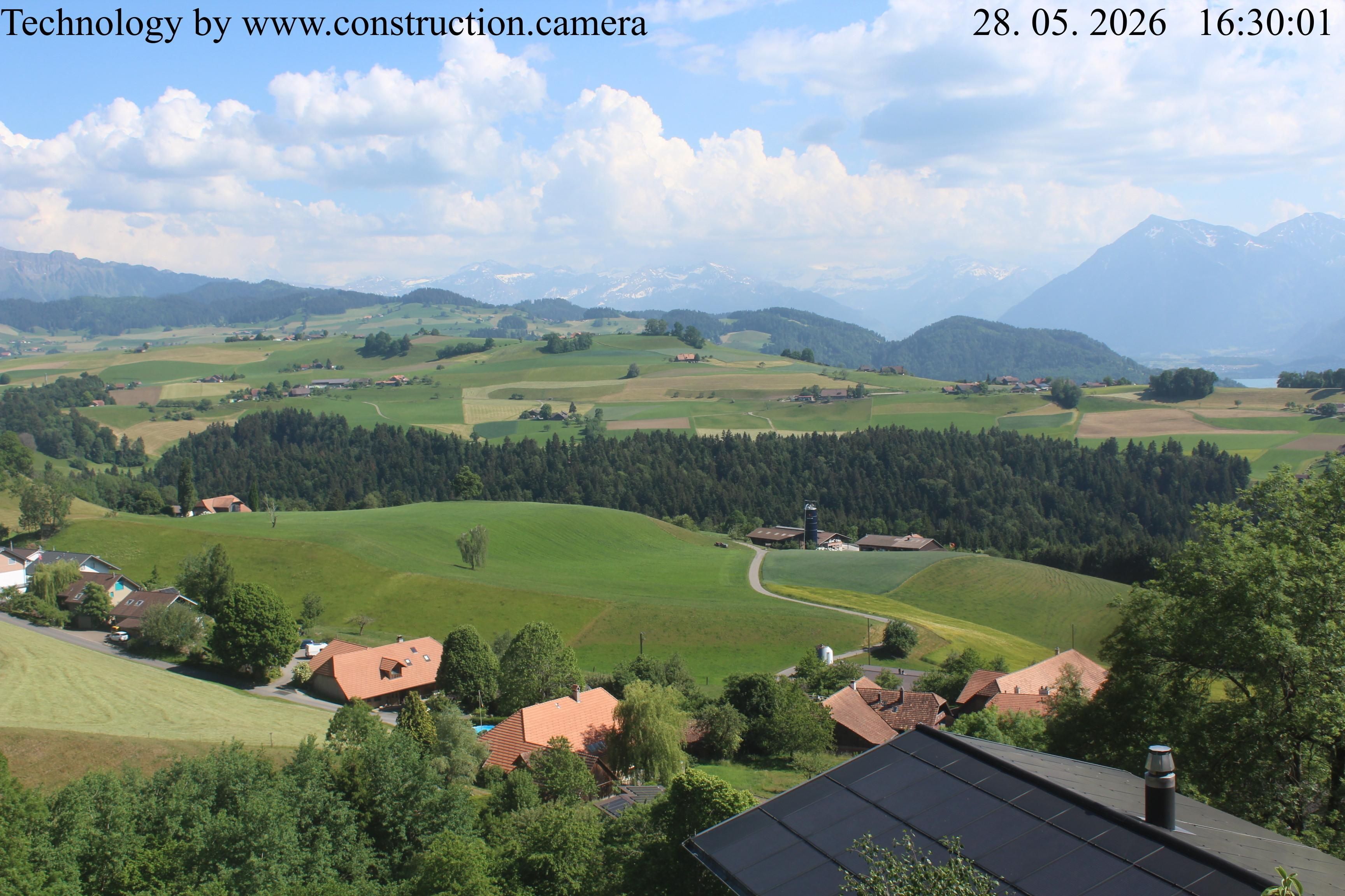 Oberdiessbach › Süden: Thunersee - Blüemlisalphorn