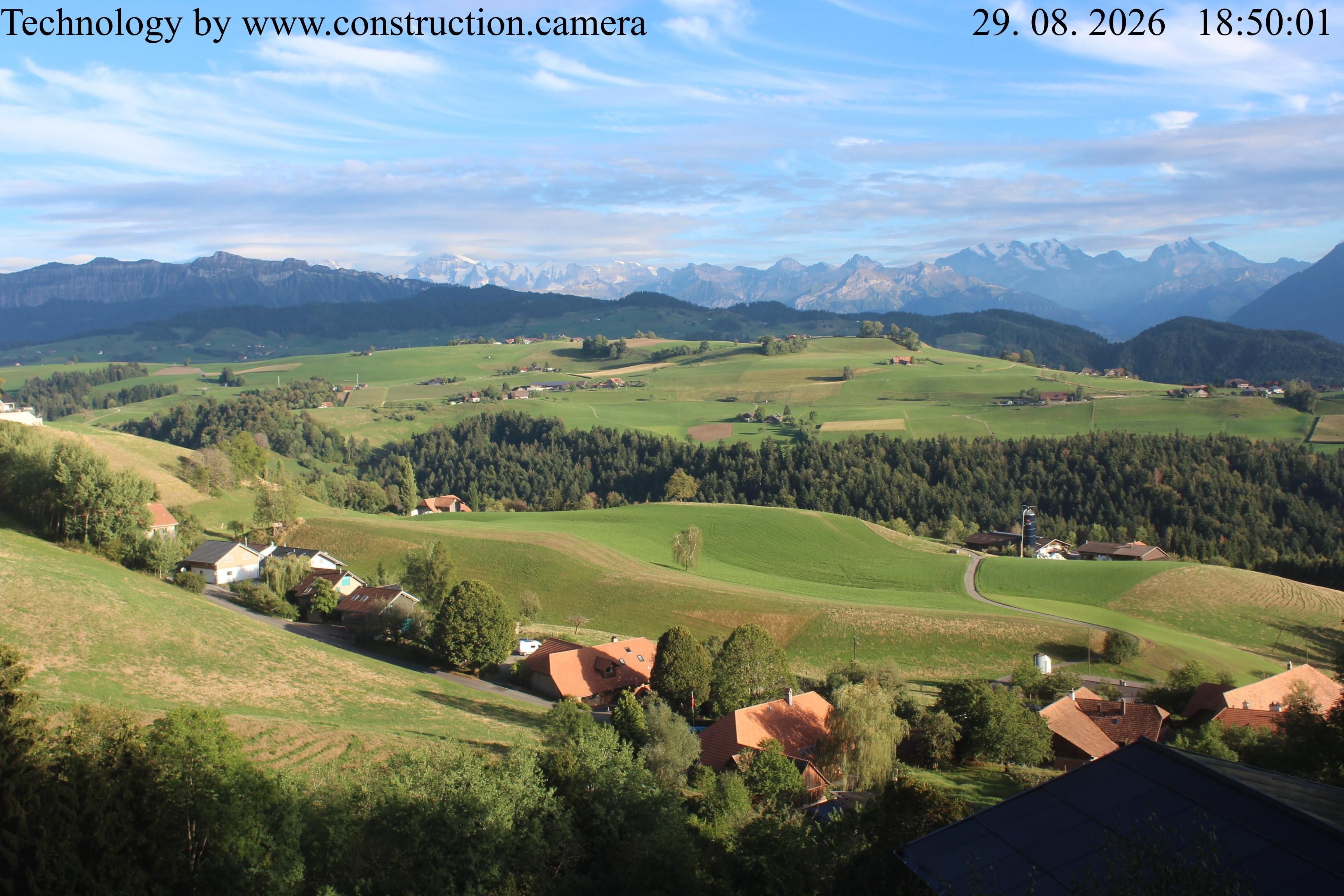 Oberdiessbach › Süden: Thunersee - Blüemlisalphorn