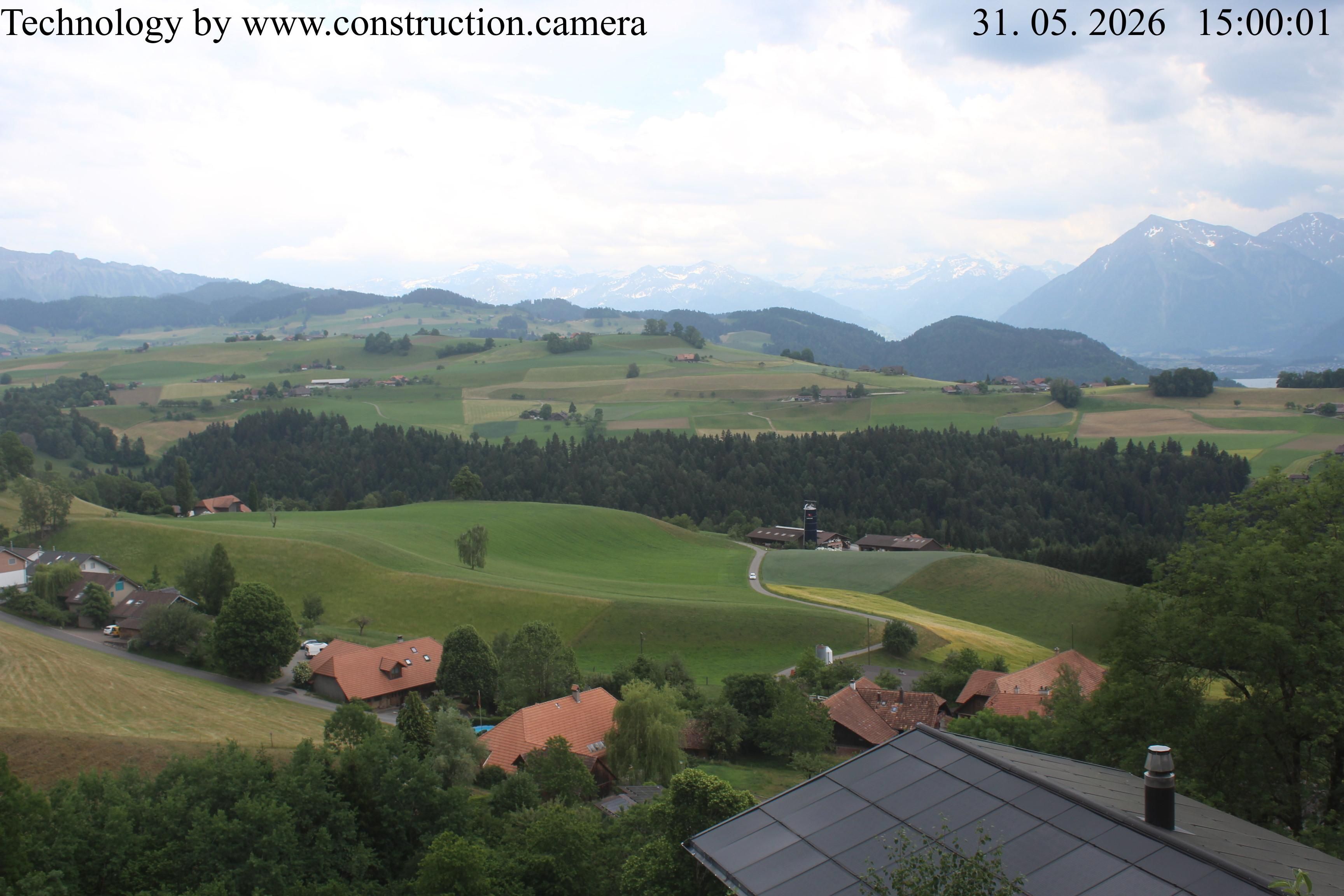 Oberdiessbach › Süden: Thunersee - Blüemlisalphorn