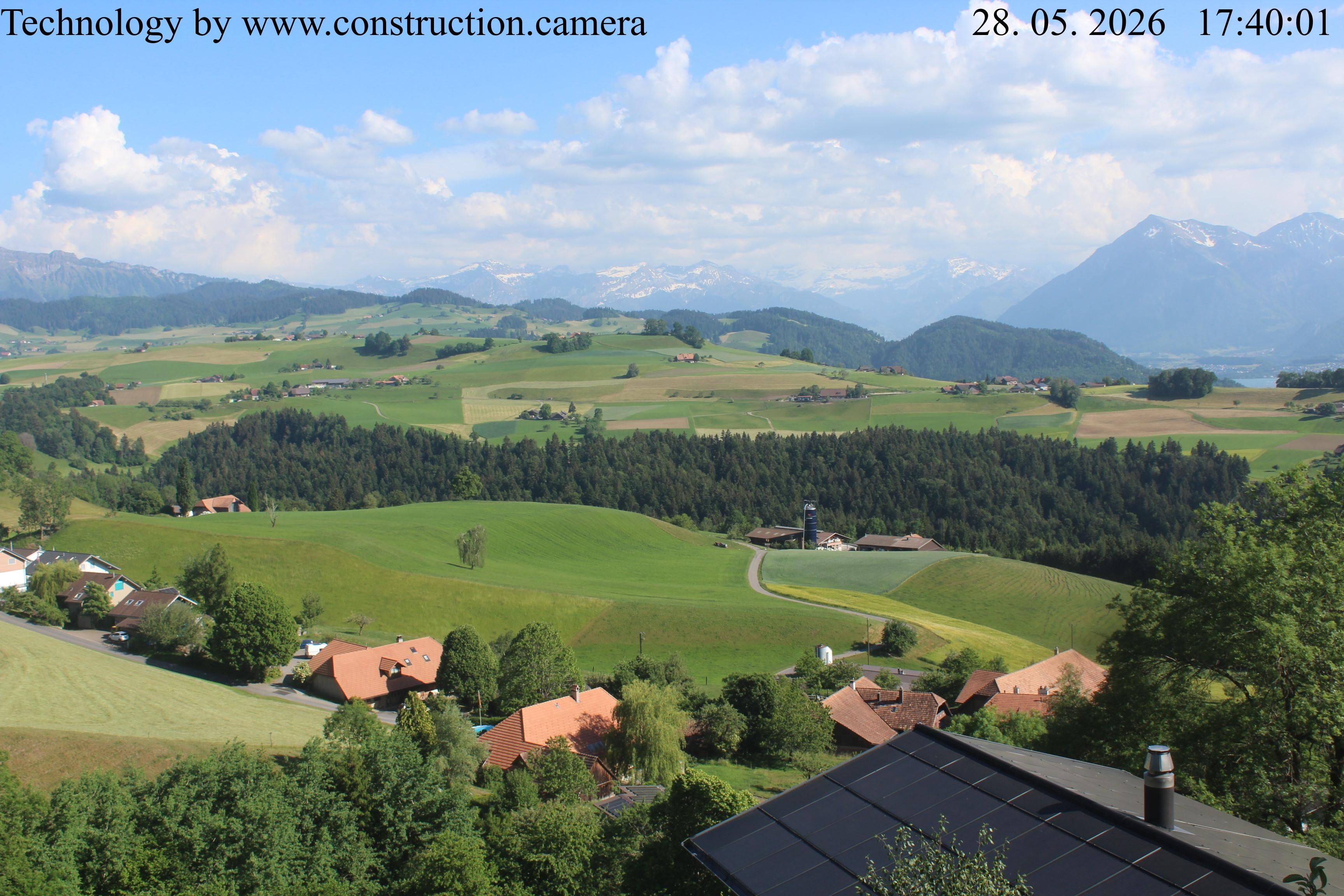 Oberdiessbach › Süden: Thunersee - Blüemlisalphorn