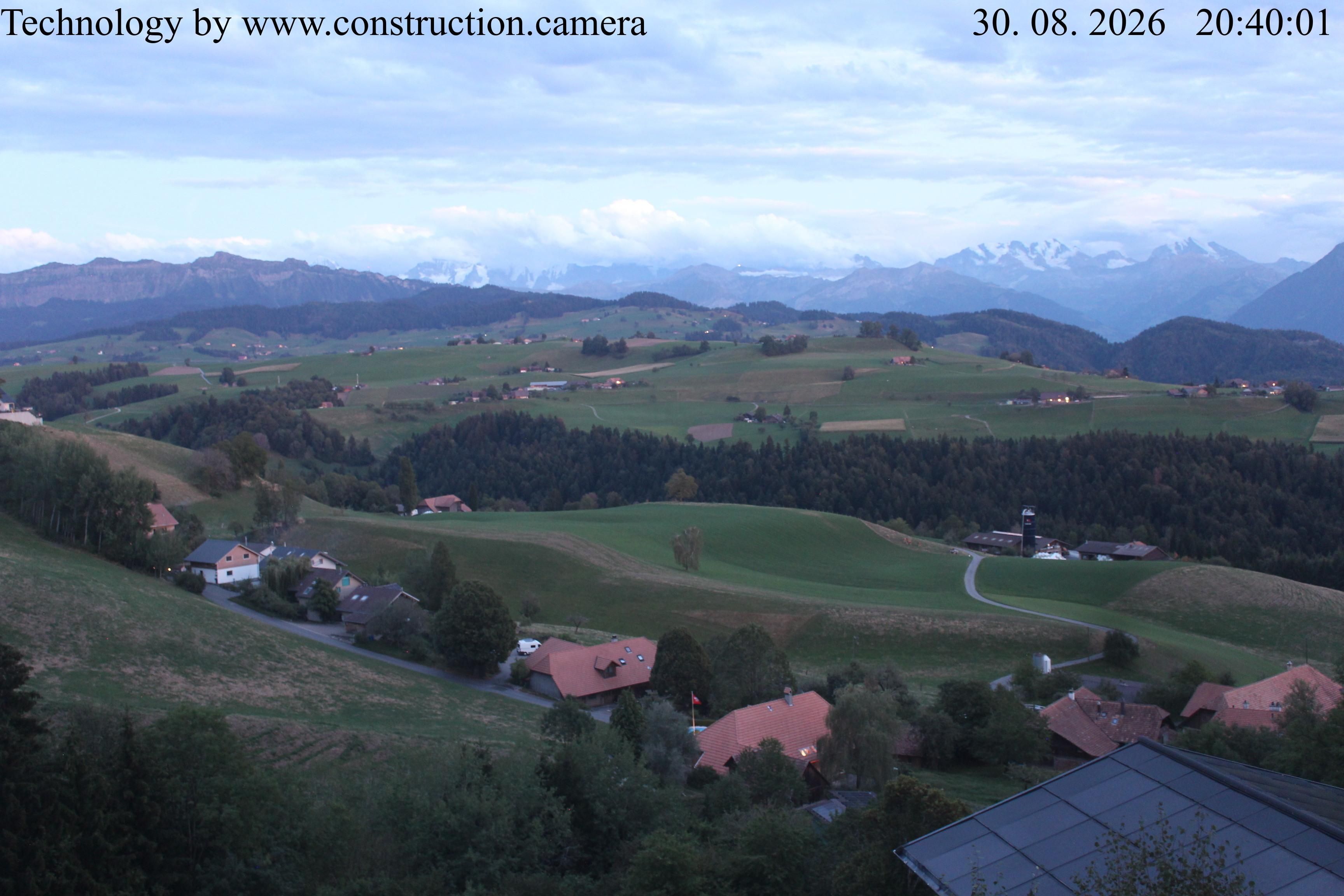 Oberdiessbach › Süden: Thunersee - Blüemlisalphorn