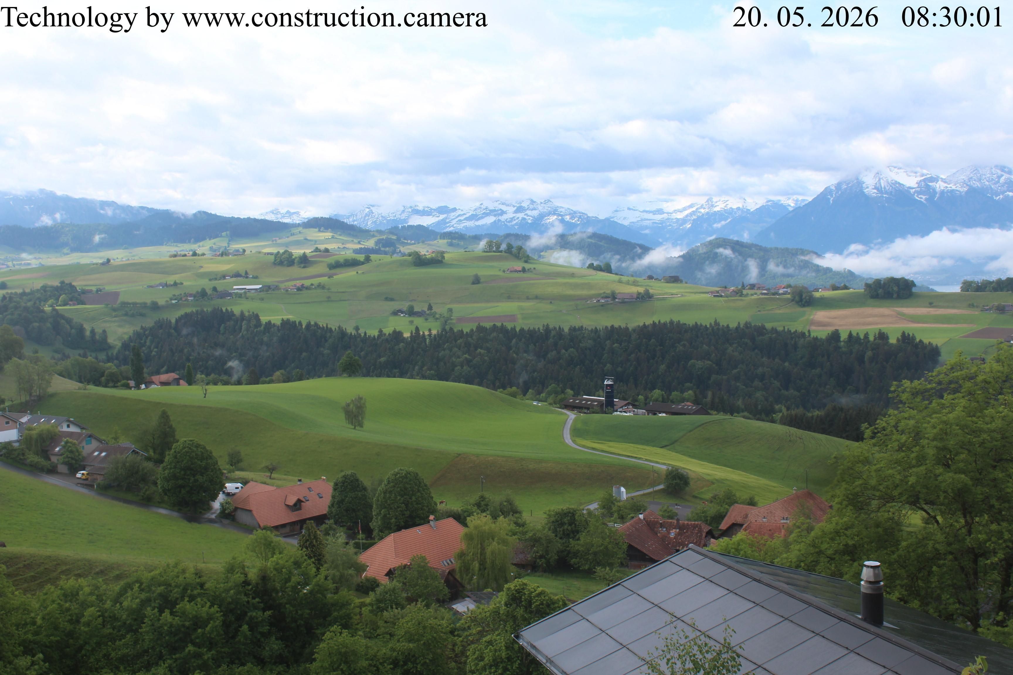 Oberdiessbach › Süden: Thunersee - Blüemlisalphorn
