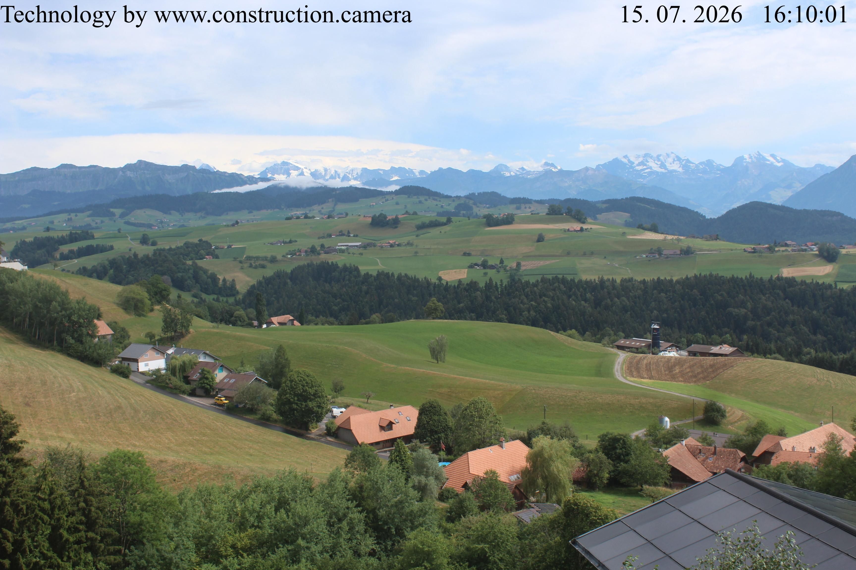 Oberdiessbach › Süden: Thunersee - Blüemlisalphorn