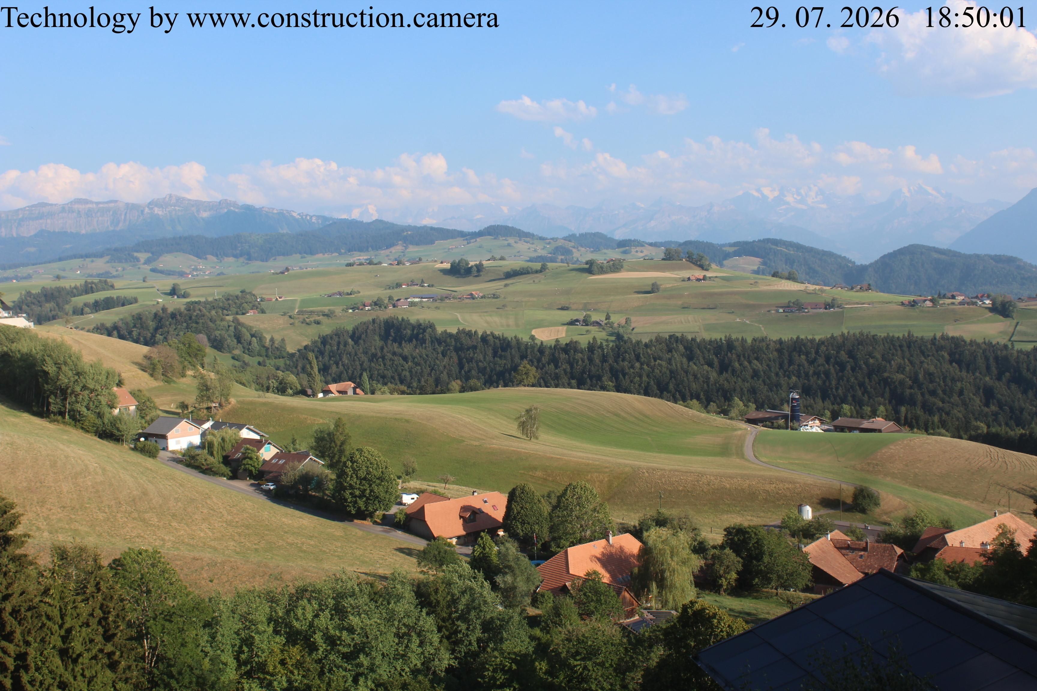 Oberdiessbach › Süden: Thunersee - Blüemlisalphorn