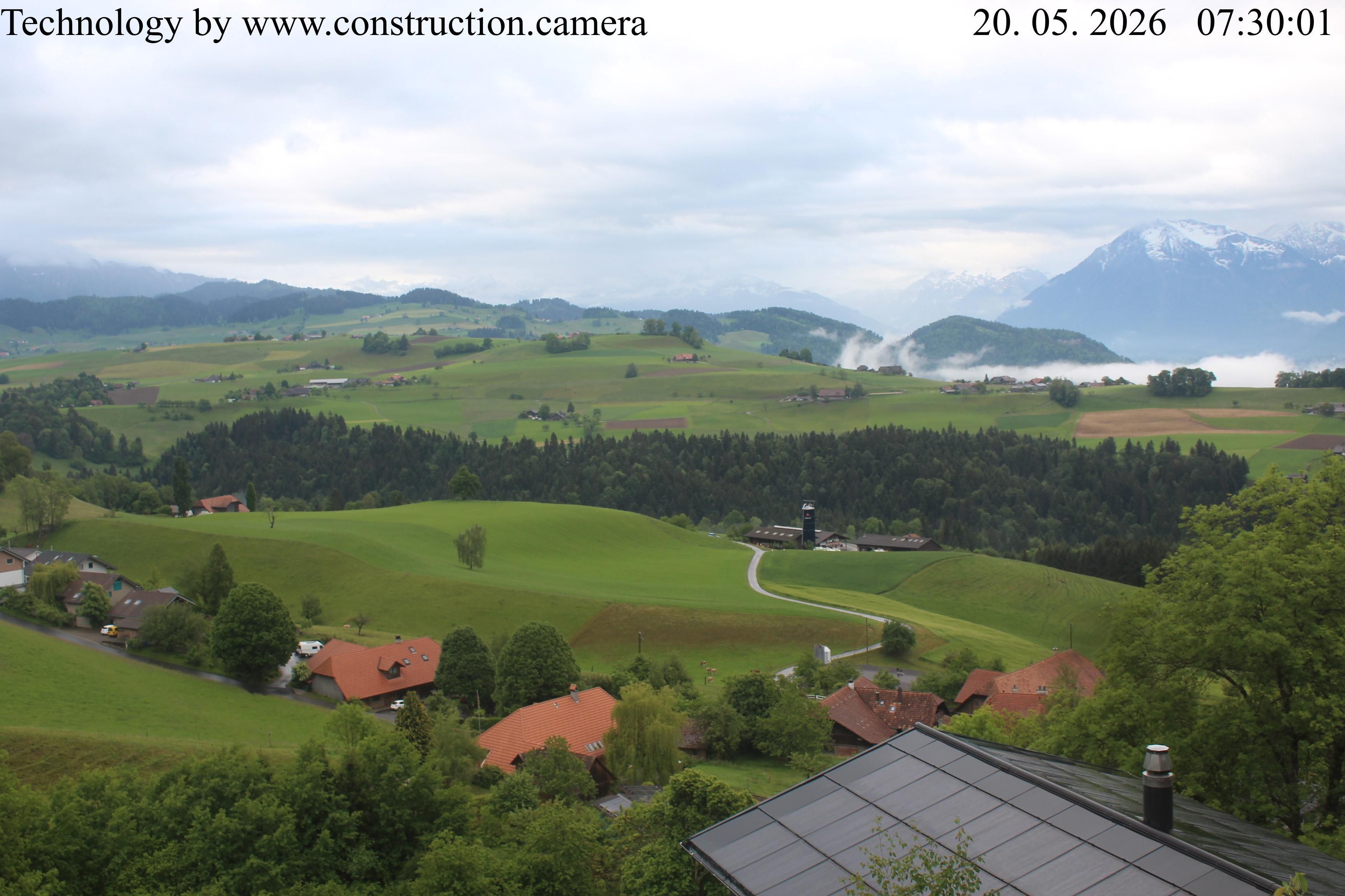 Oberdiessbach › Süden: Thunersee - Blüemlisalphorn