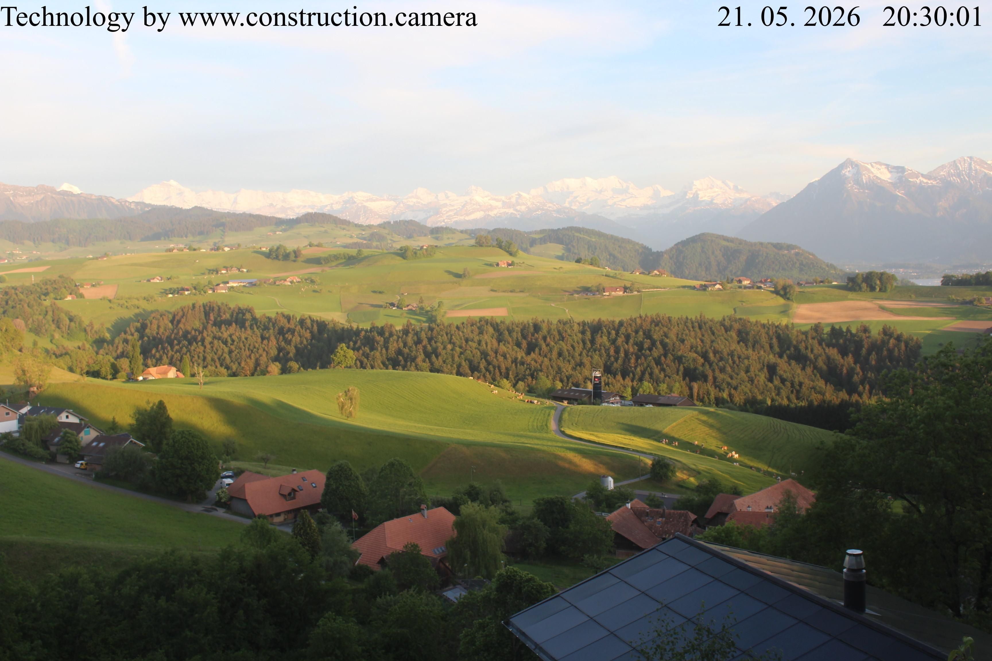 Oberdiessbach › Süden: Thunersee - Blüemlisalphorn