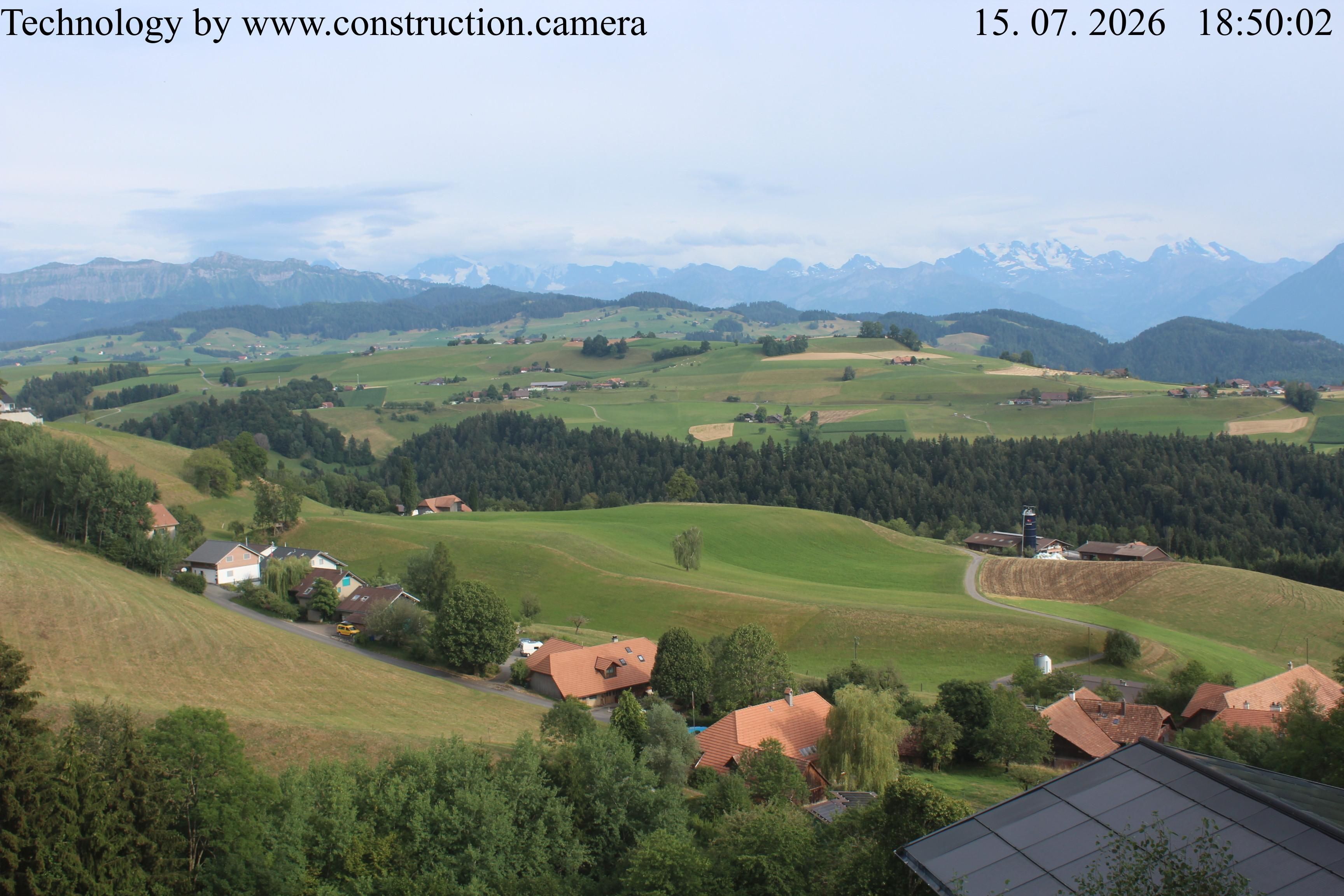 Oberdiessbach › Süden: Thunersee - Blüemlisalphorn