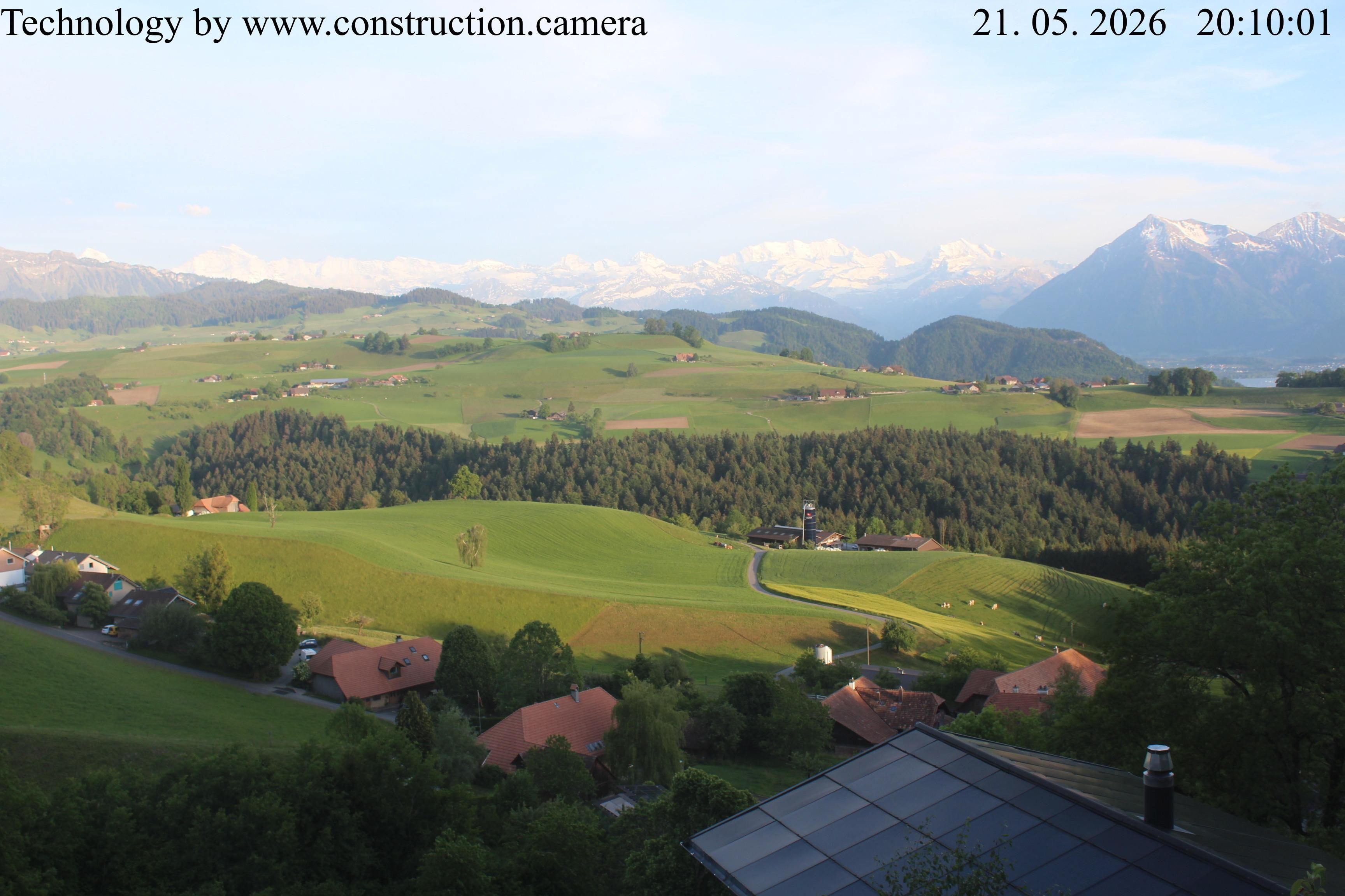 Oberdiessbach › Süden: Thunersee - Blüemlisalphorn