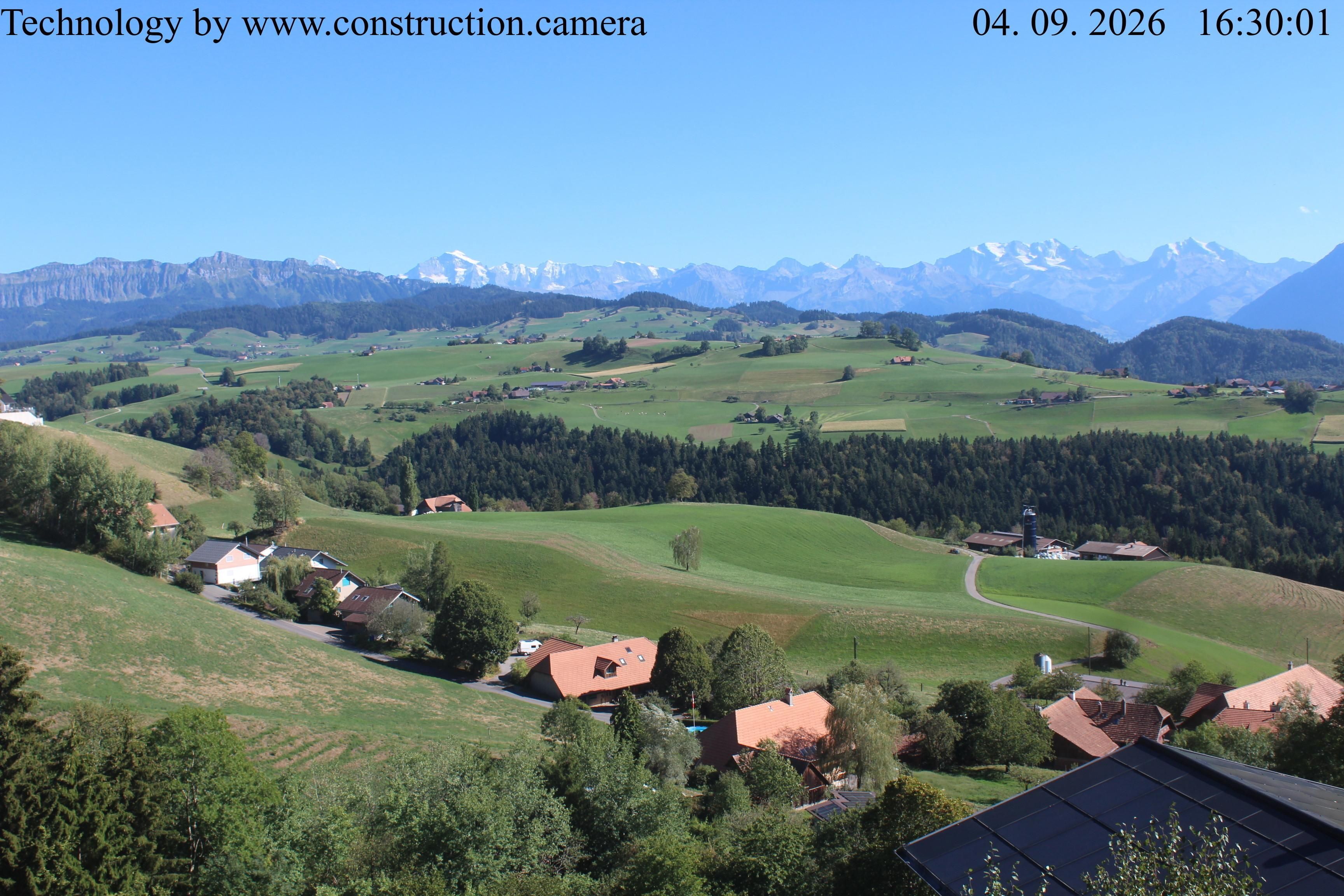 Oberdiessbach › Süden: Thunersee - Blüemlisalphorn