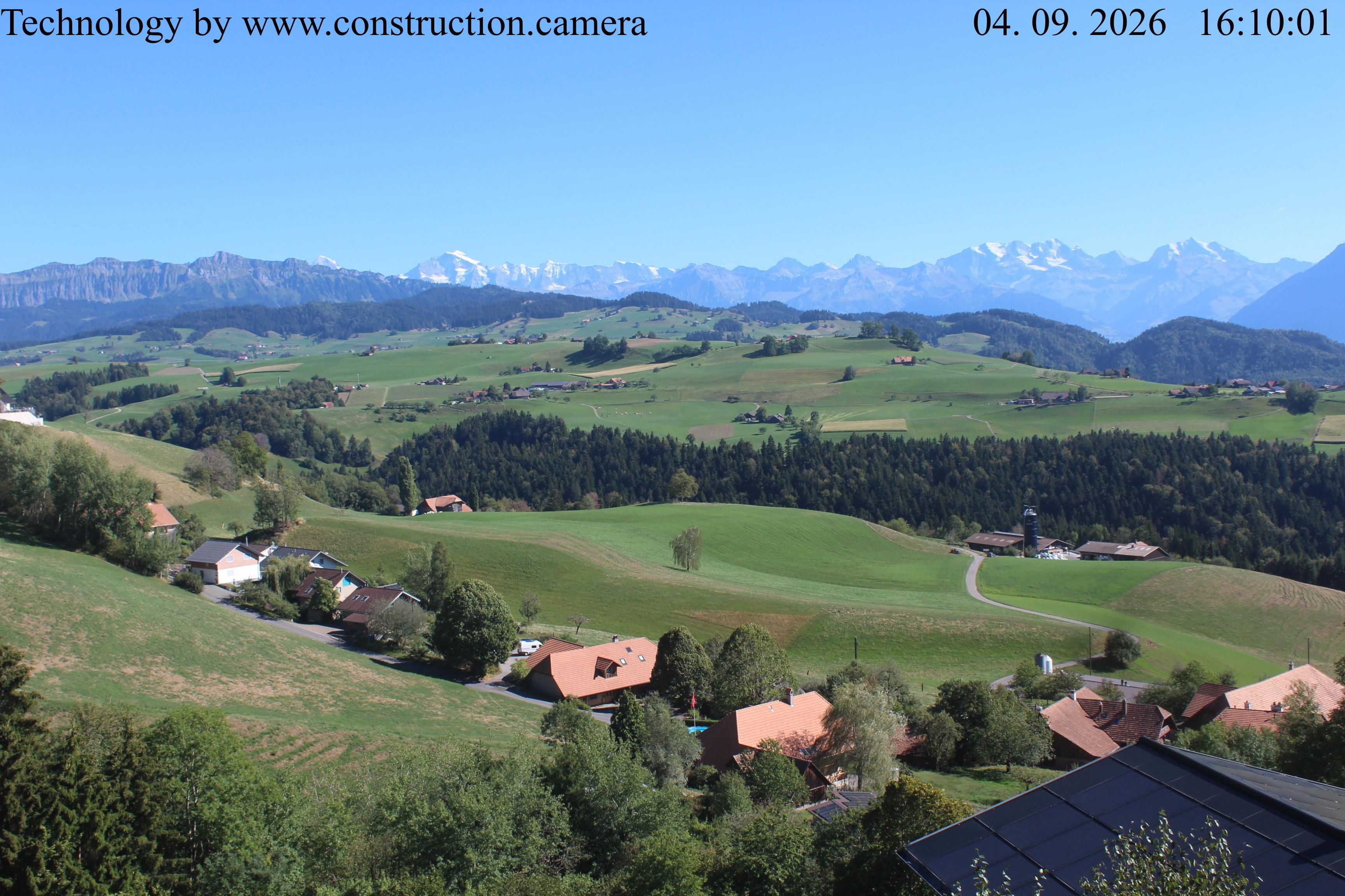 Oberdiessbach › Süden: Thunersee - Blüemlisalphorn