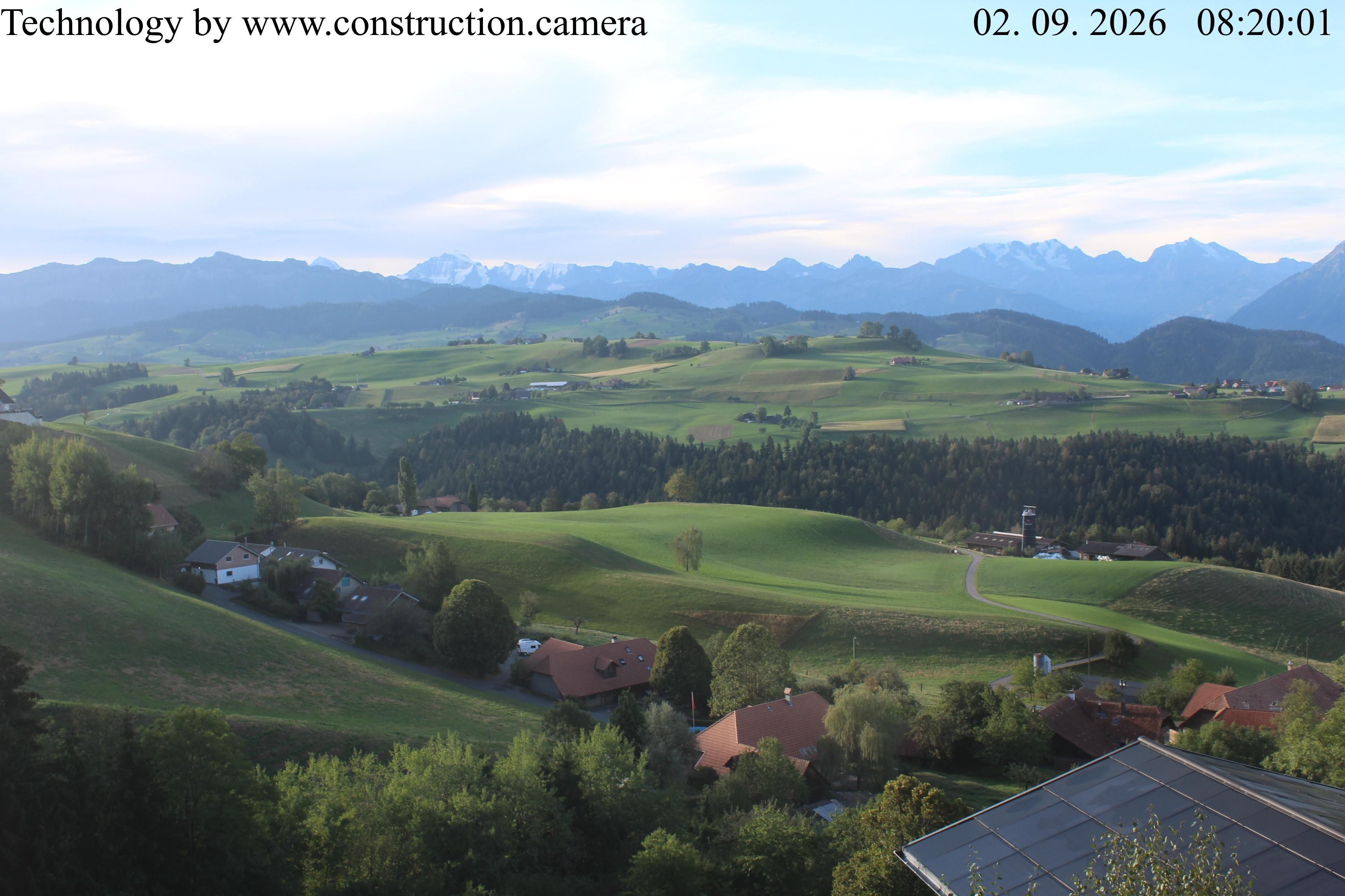 Oberdiessbach › Süden: Thunersee - Blüemlisalphorn