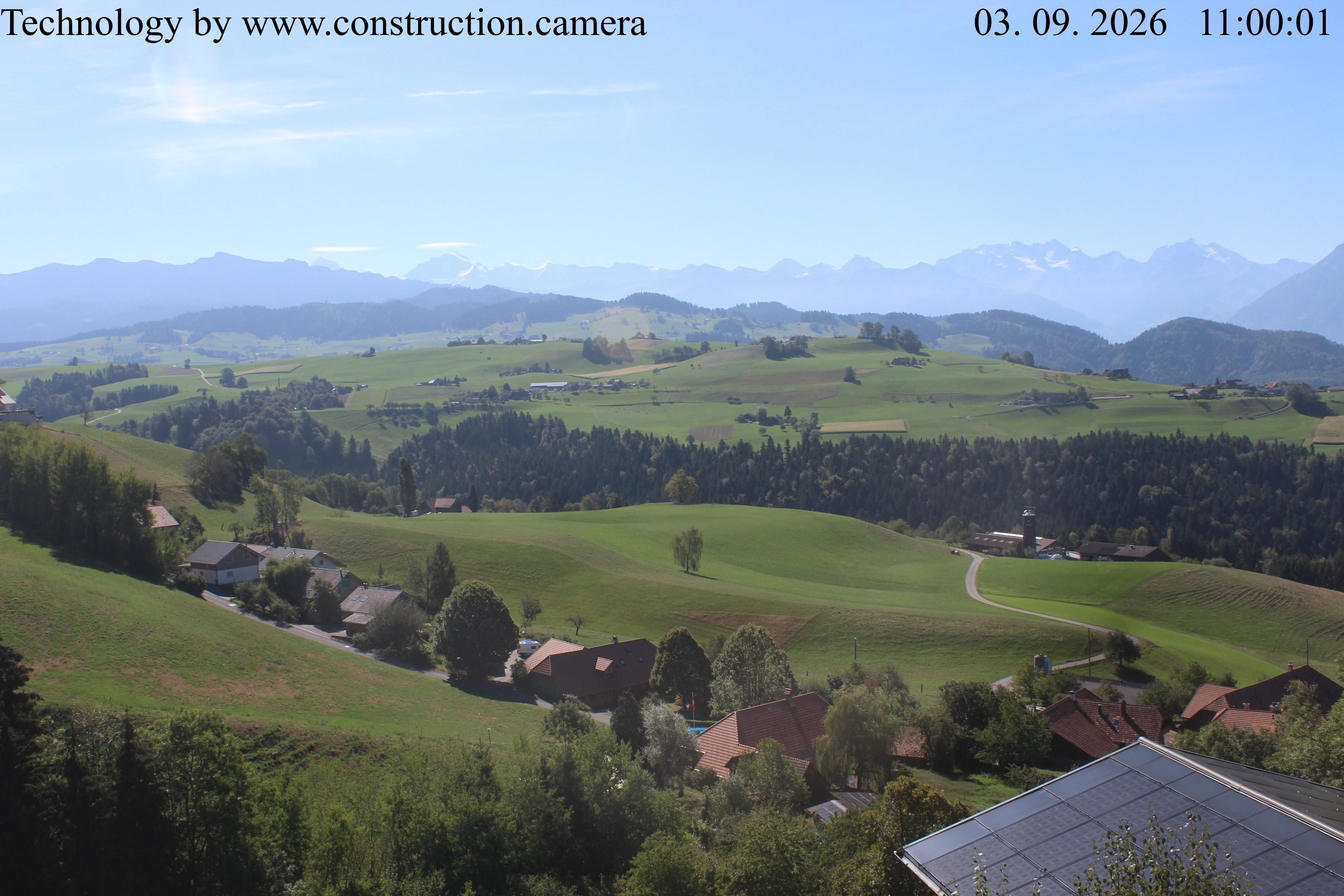 Oberdiessbach › Süden: Thunersee - Blüemlisalphorn