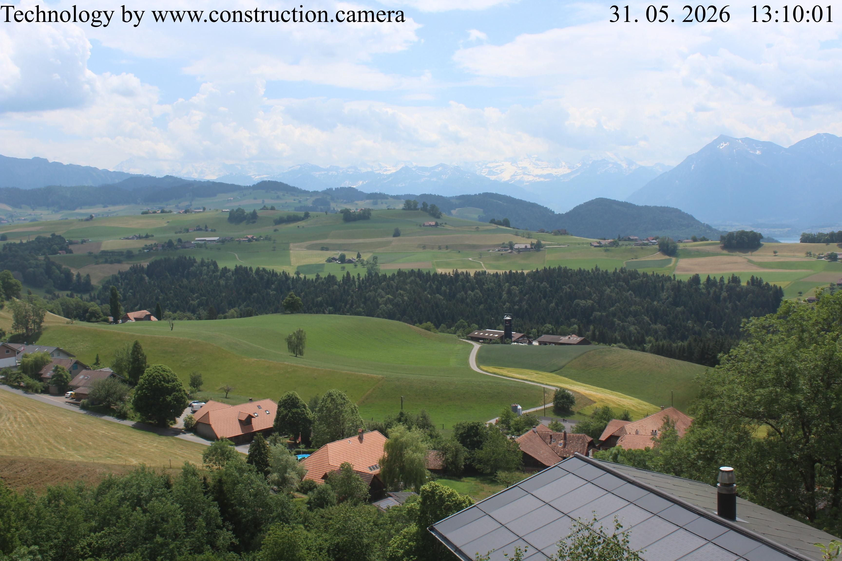 Oberdiessbach › Süden: Thunersee - Blüemlisalphorn