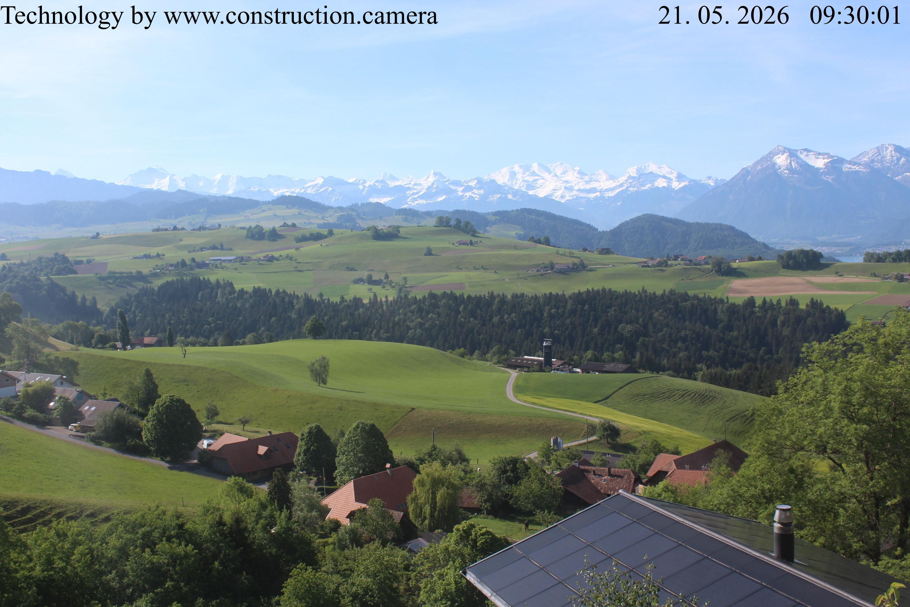 Oberdiessbach › Süden: Thunersee - Blüemlisalphorn