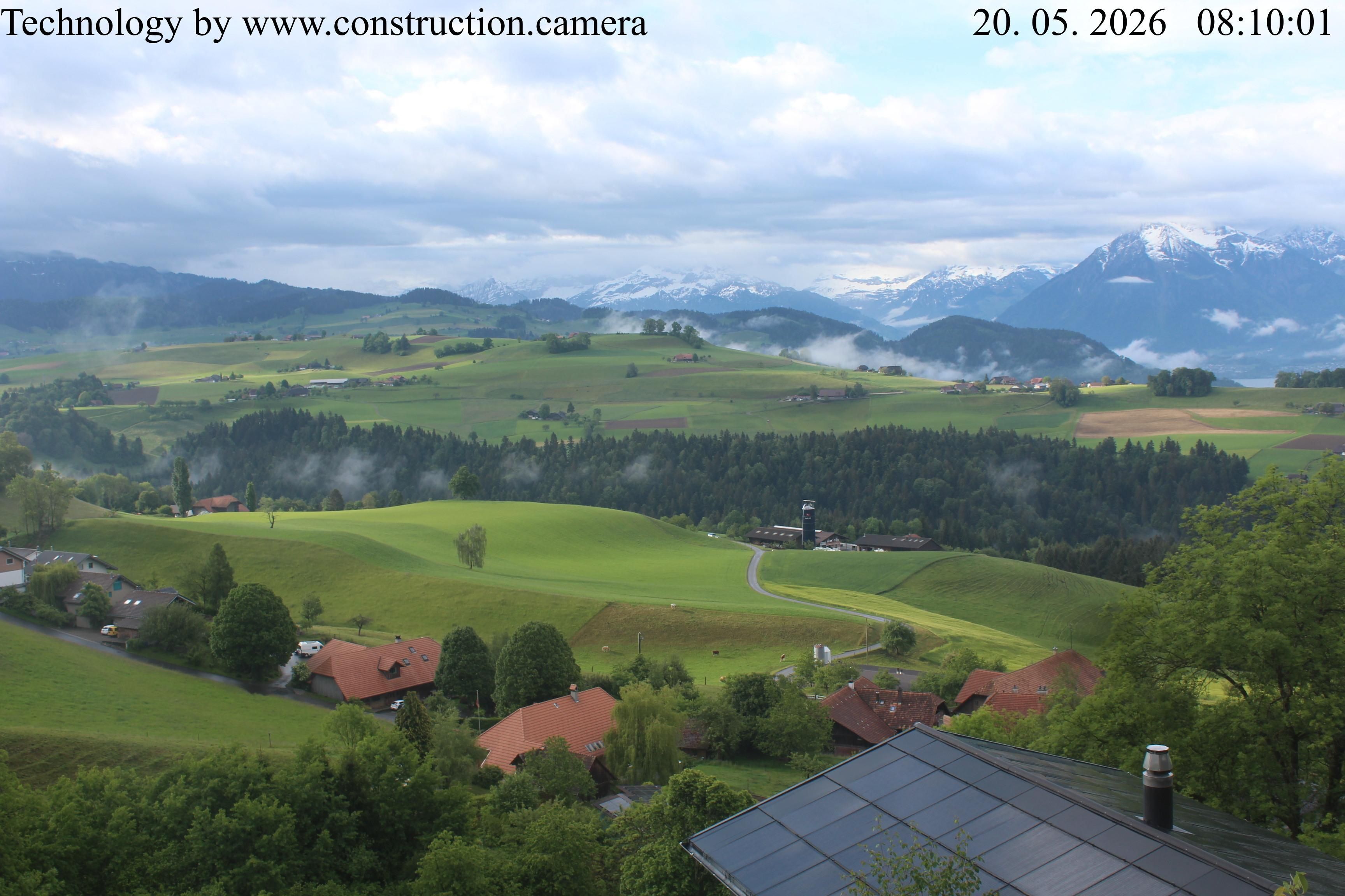 Oberdiessbach › Süden: Thunersee - Blüemlisalphorn
