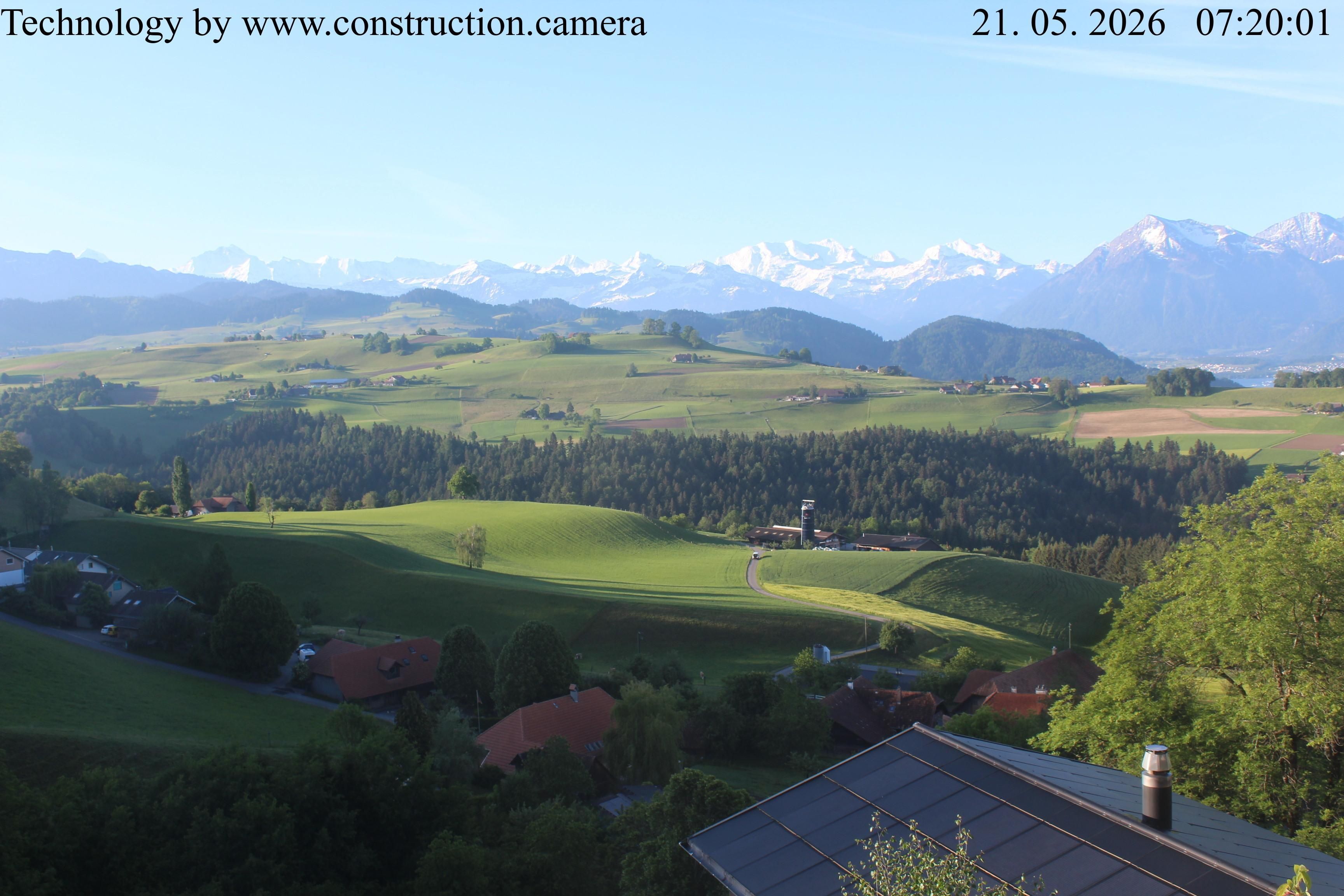 Oberdiessbach › Süden: Thunersee - Blüemlisalphorn