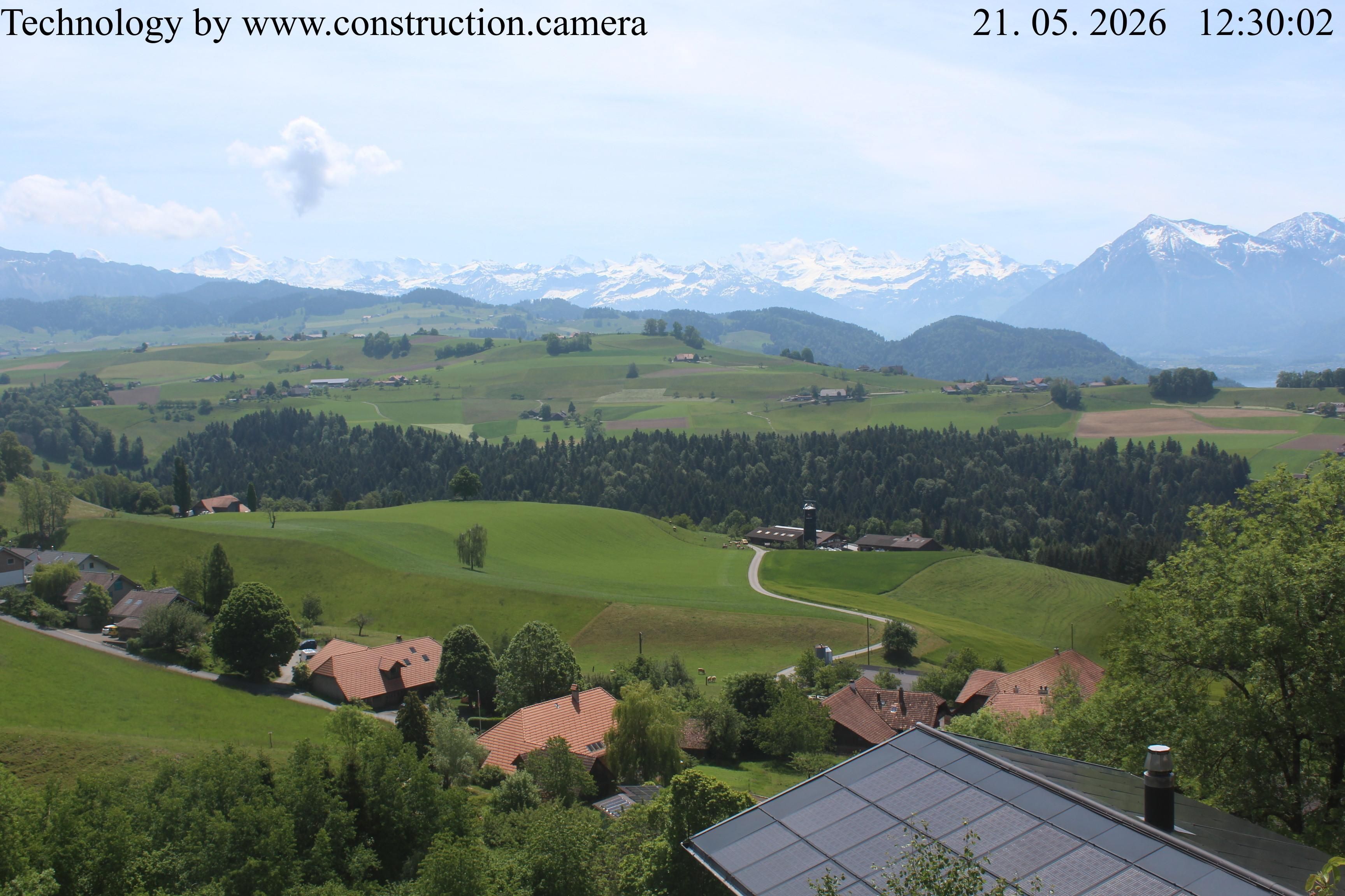 Oberdiessbach › Süden: Thunersee - Blüemlisalphorn