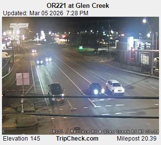 Traffic Cam Salem: ORE221 at Glen Creek