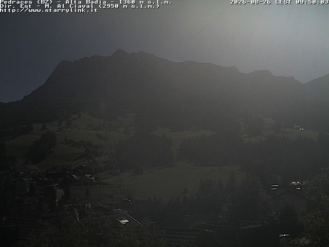 Traffic Cam Livinallongo del Col di Lana: Alta Badia - Pedraces