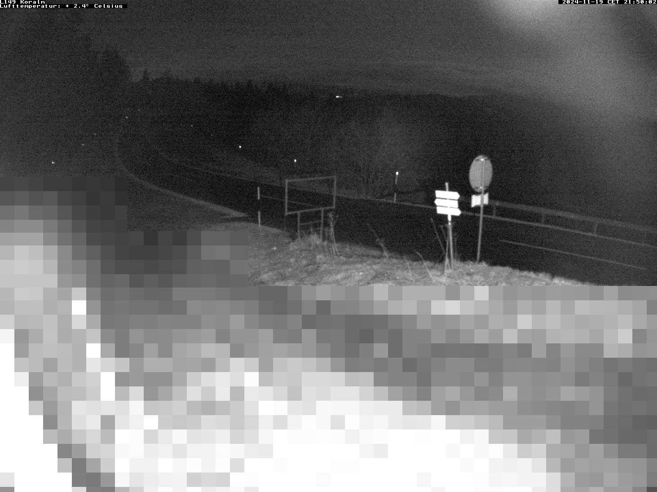 Traffic Cam Frantschach-Sankt Gertraud: L 149 Koralm Straße, km 9,86