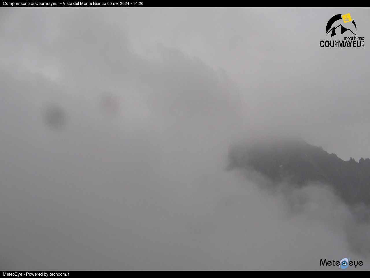 Traffic Cam Courmayeur: Valle d’Aosta - Monte Bianco