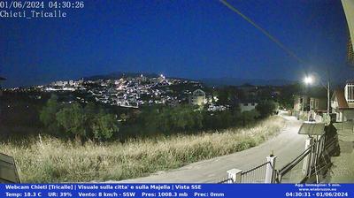 immagine della webcam nei dintorni di Sant'Eufemia a Maiella: webcam Chieti