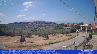 immagine della webcam nei dintorni di Santa Filomena: webcam Chieti