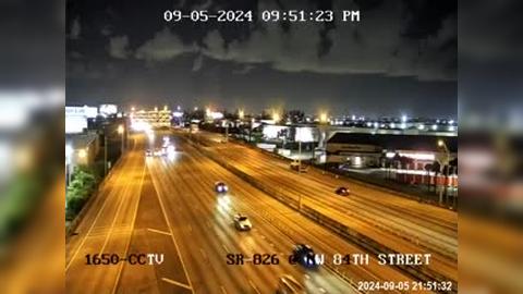 Traffic Cam Medley: SR-826 @ NW 84TH STREET