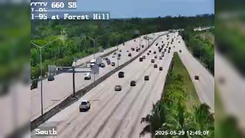 Traffic Cam West Palm Beach: I-95 at Forest Hill