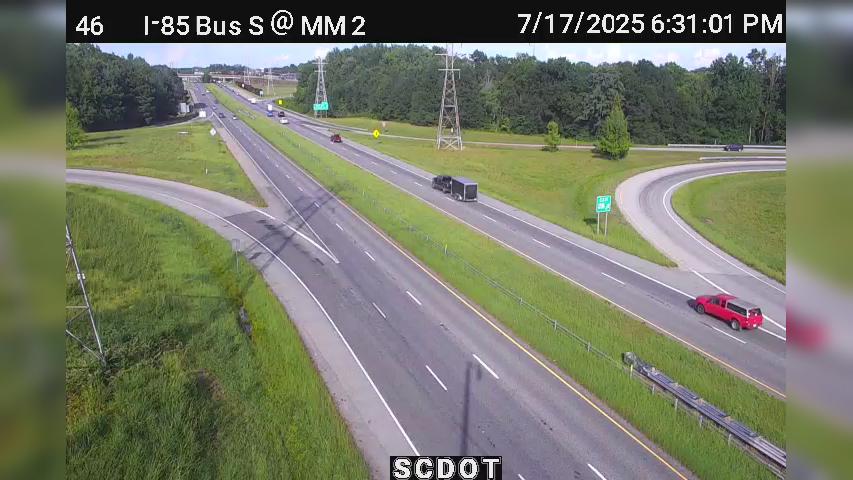 Traffic Cam Fairforest: Bus. 85 S @ MM 2 (I-26)