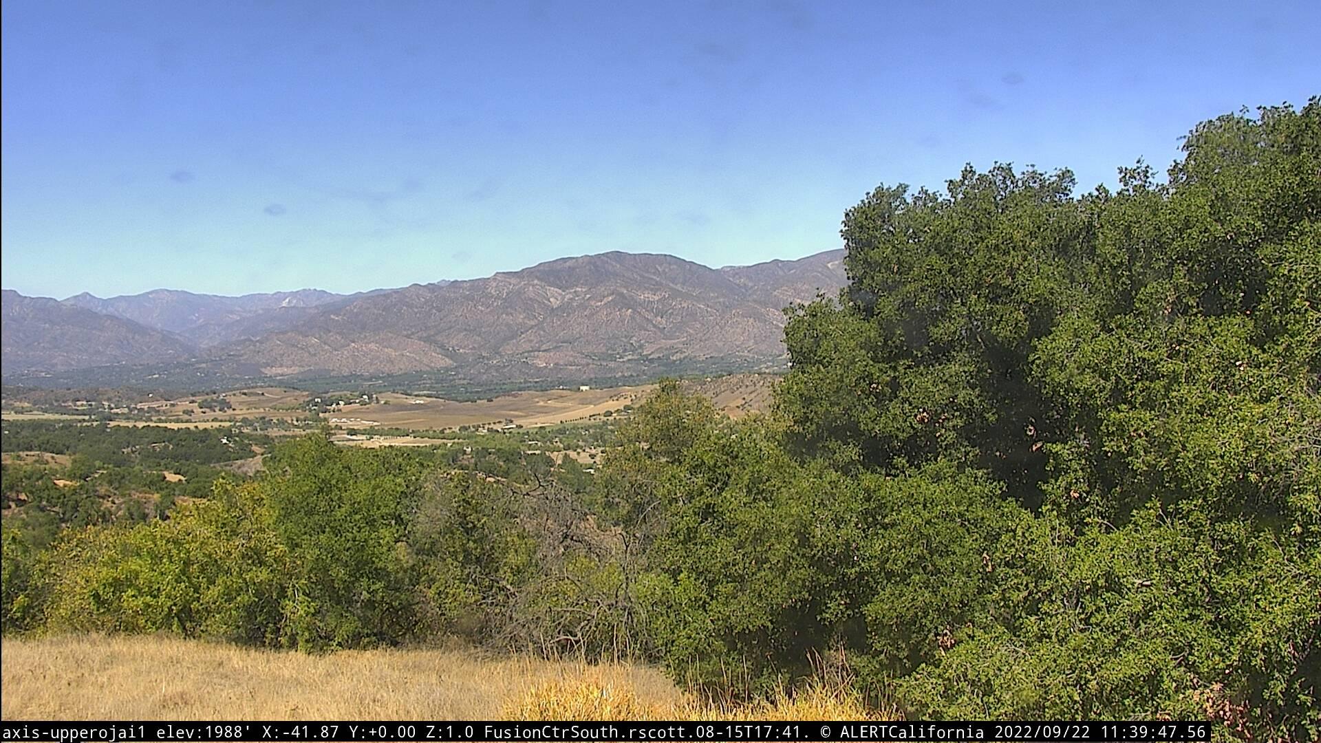 Traffic Cam Camp Bartlett: Upper Ojai