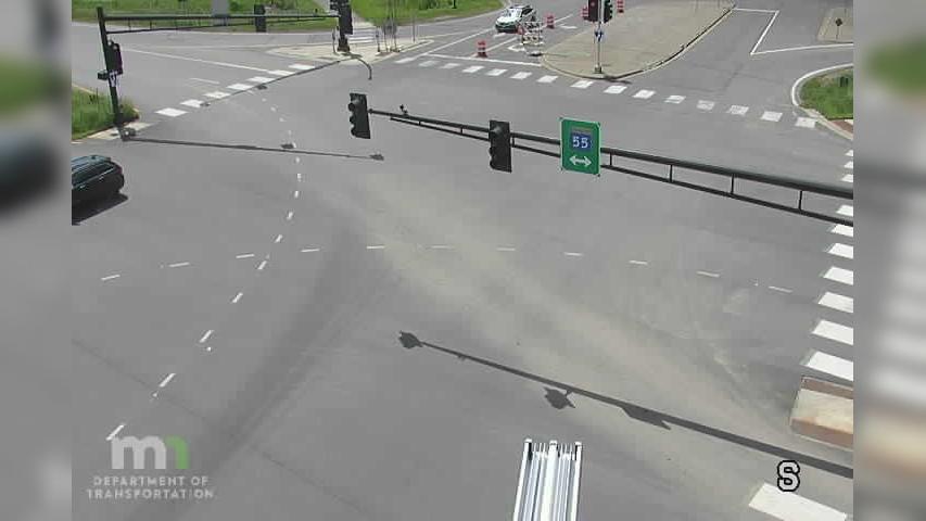 Traffic Cam Plymouth: T.H.55 WB @ Revere Ln