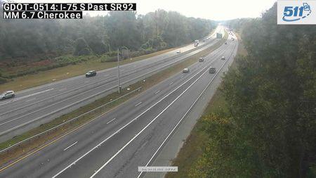 Traffic Cam Woodstock: GDOT-CAM-514--1