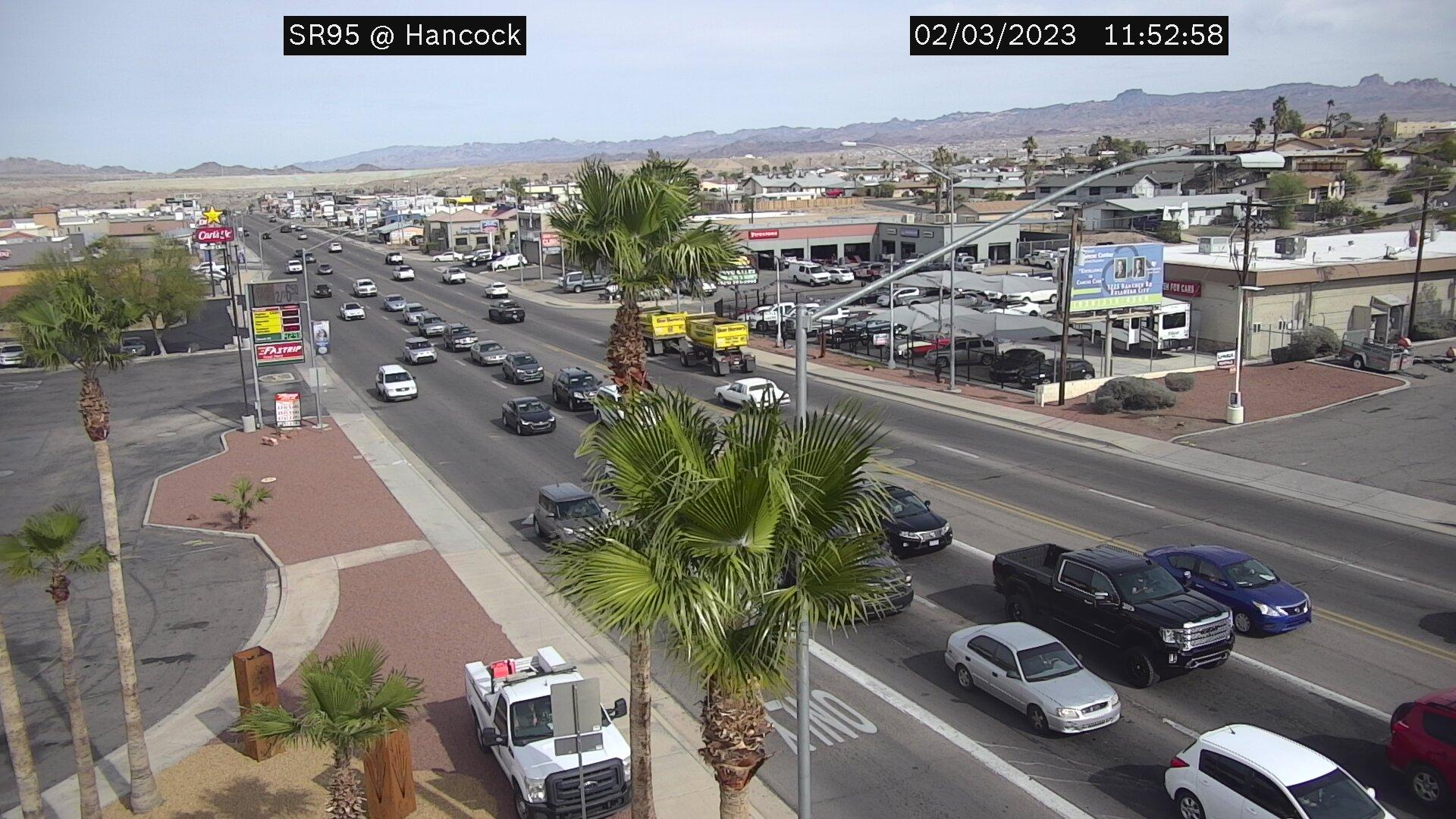 Traffic Cam Bullhead City › North: SR-95 NB 244.30 @Hancock