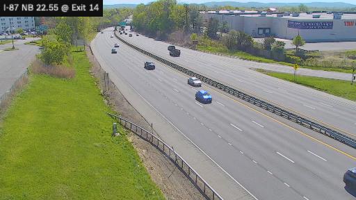 Traffic Cam Nanuet › North: I-87 at Interchange 14 (Spring Valley)
