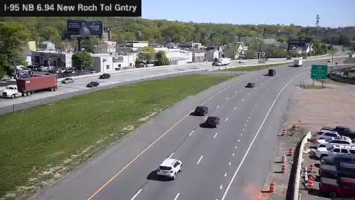 Traffic Cam New Rochelle › North: I-95 at the - Toll Barrier