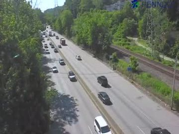 Traffic Cam Lower Merion Township: I-76 WEST OF EXIT 338