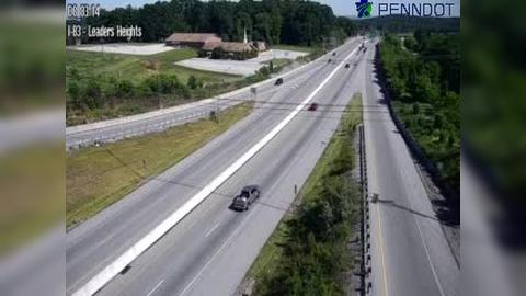 Traffic Cam York Township: I-83 @ EXIT 14 (PA 182 LEADER HEIGHTS)