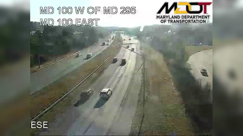 Traffic Cam Lennox Park: MD 100 W OF MD 295 (502028)