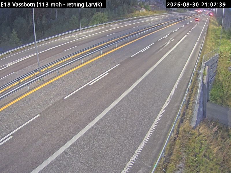 Traffic Cam Vassbotn: E18 - Larvik